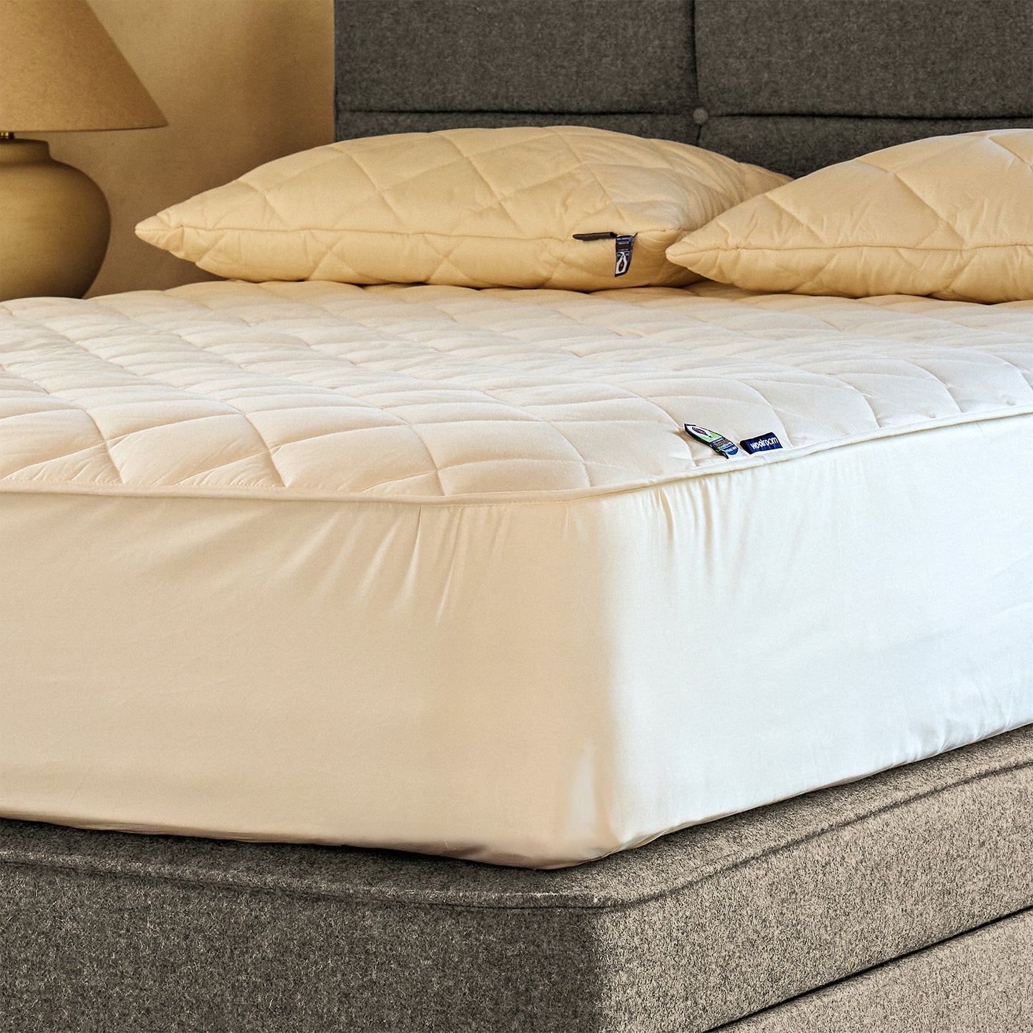 Protège-matelas lavable en laine biologique