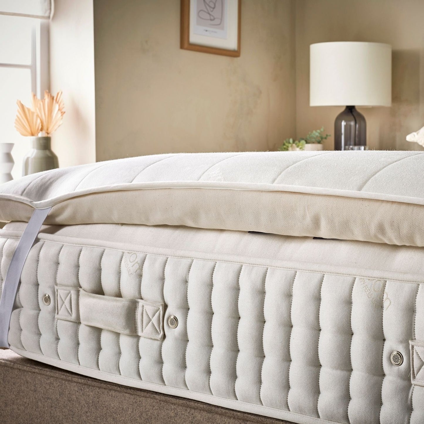 The Woolly Sprung Mattress Topper from Woolroom – natural mattress toppers for better sleep