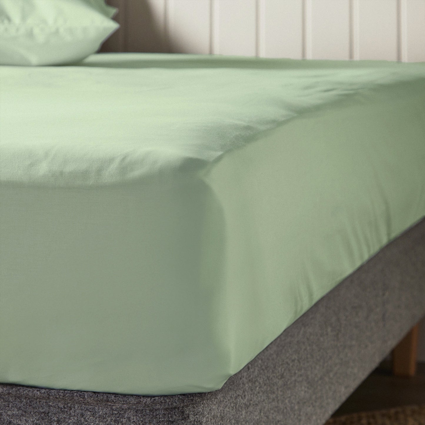 Lot de 2 draps en coton bio Arinta - Pistache