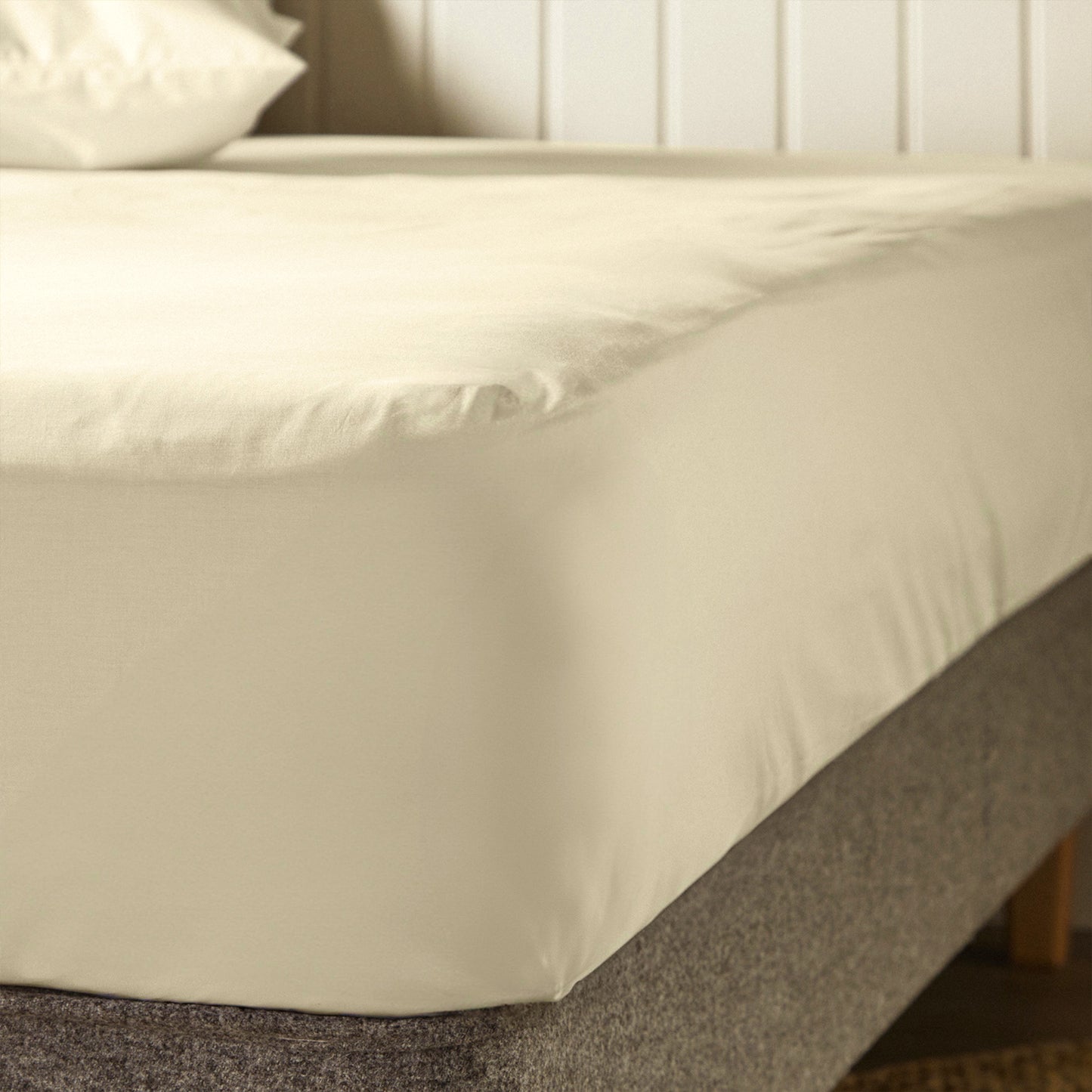 Lot de linge de maison en coton biologique Arinta - Vanille
