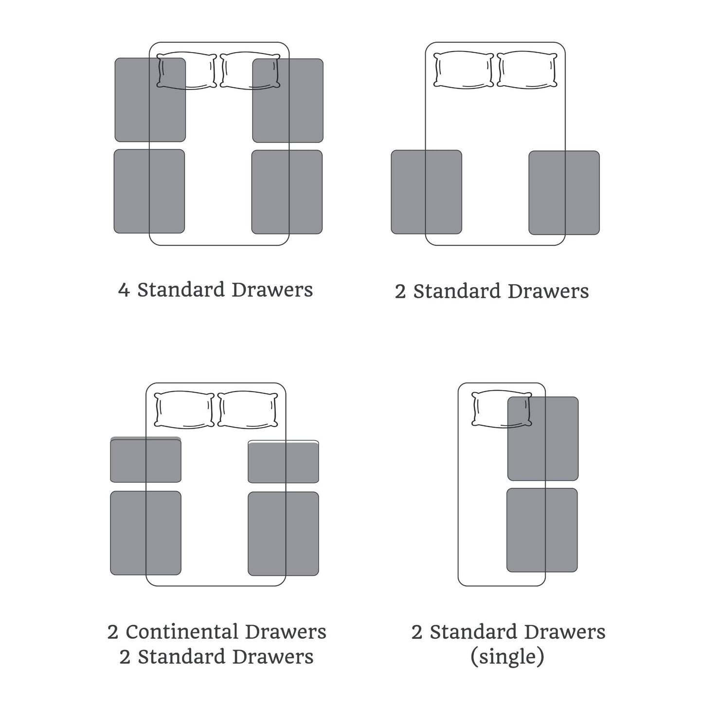 Chartwell Upholstered Divan - Light Grey from Woolroom – natural beds and mattresses for better sleep