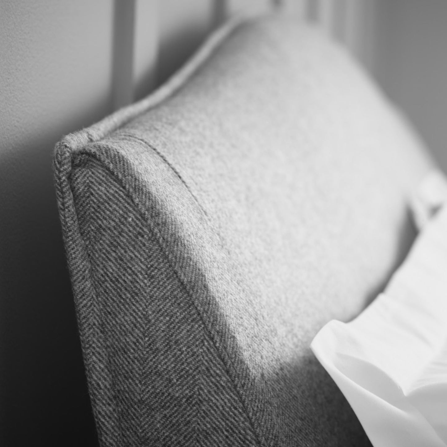 Woolroom Isabella Upholstered Bedstead – crafted from natural materials for comfort