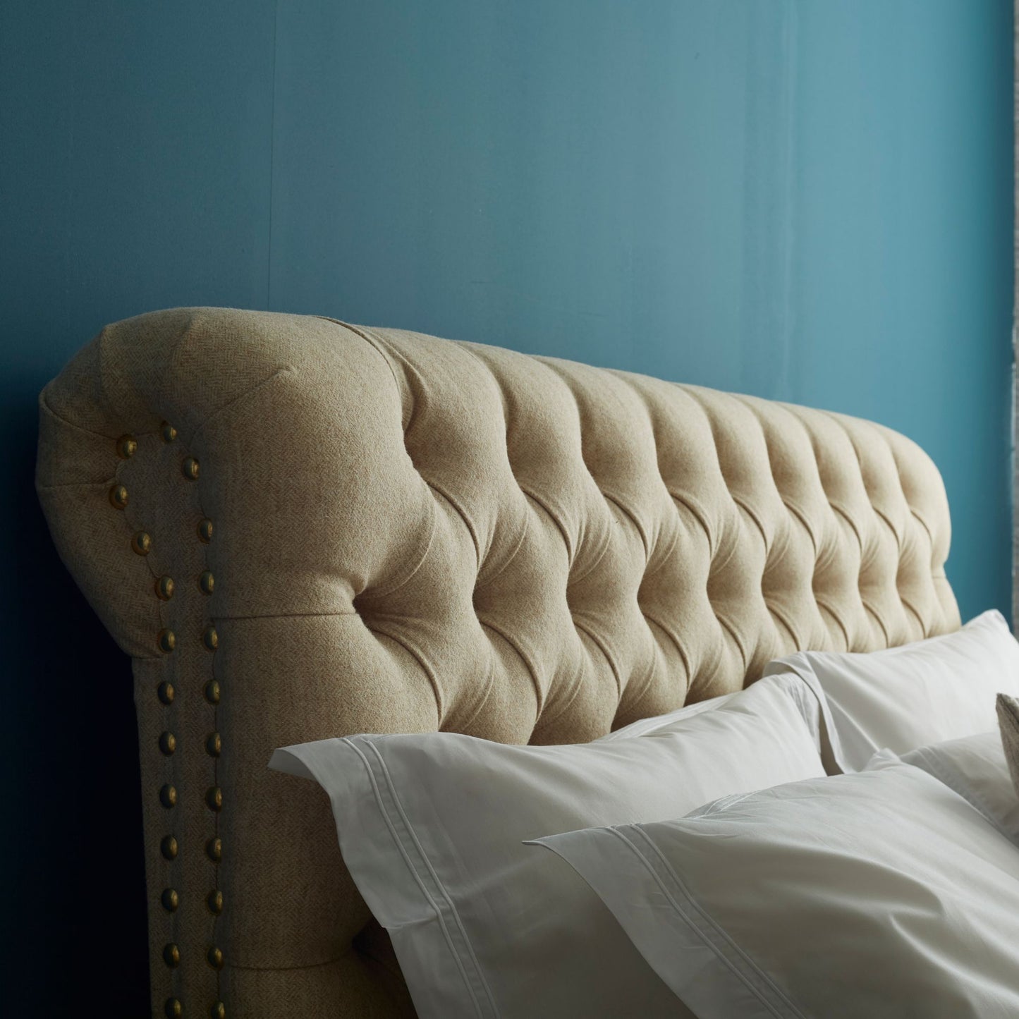 Woolroom Sophia Upholstered Bedstead – crafted from natural materials for comfort