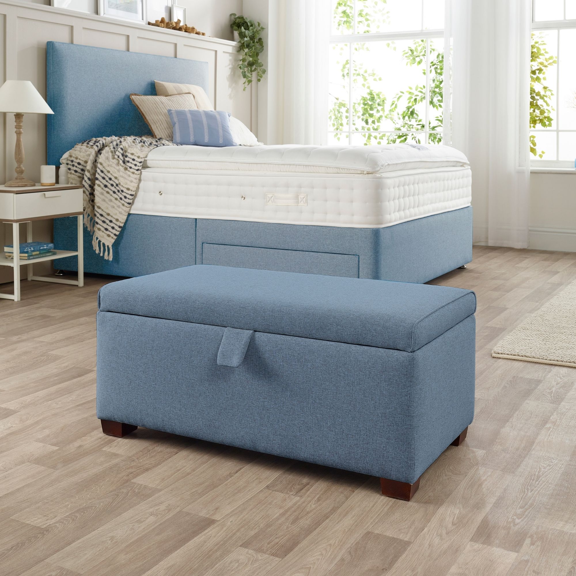 Product image of Ottoman Storage Box - Juniper by Woolroom – premium ottoman-storage