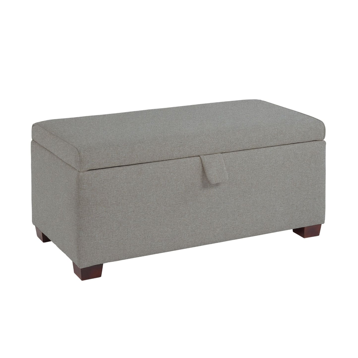 Woolroom Ottoman Storage Box - Light Grey – crafted from natural materials for comfort