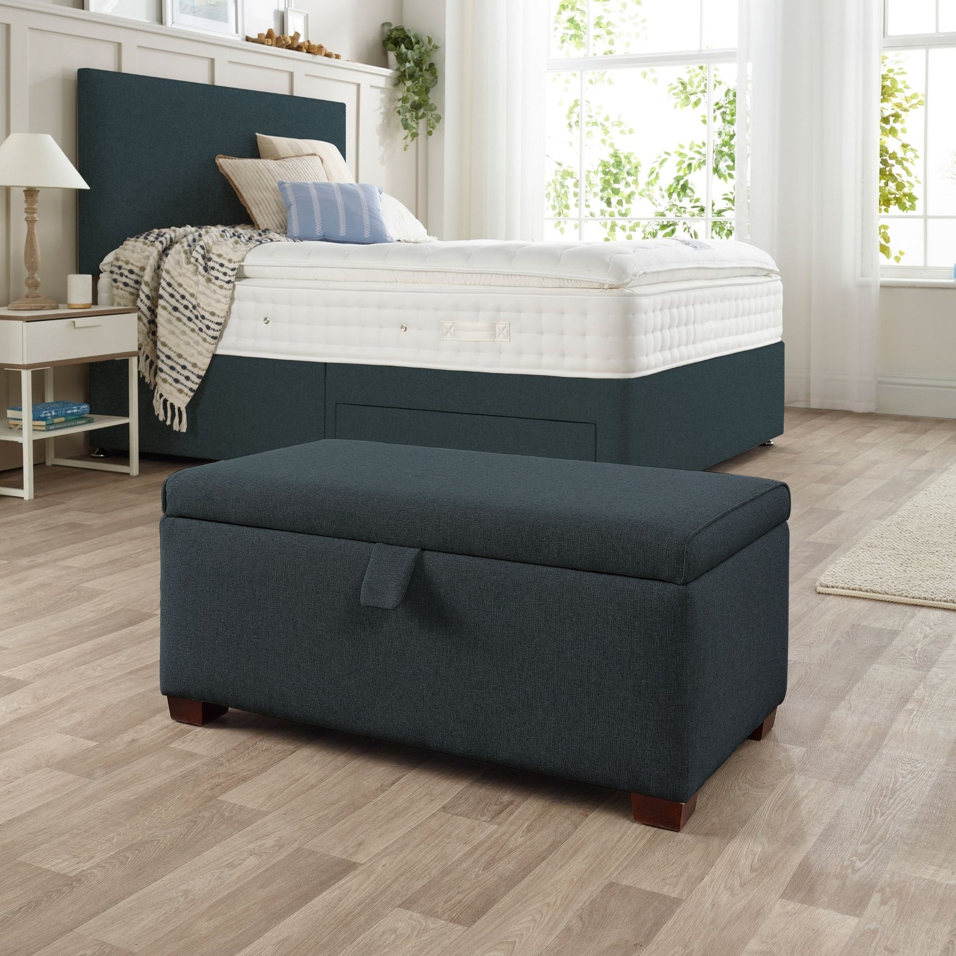 Product image of Ottoman Storage Box - Pine by Woolroom – premium ottoman-storage