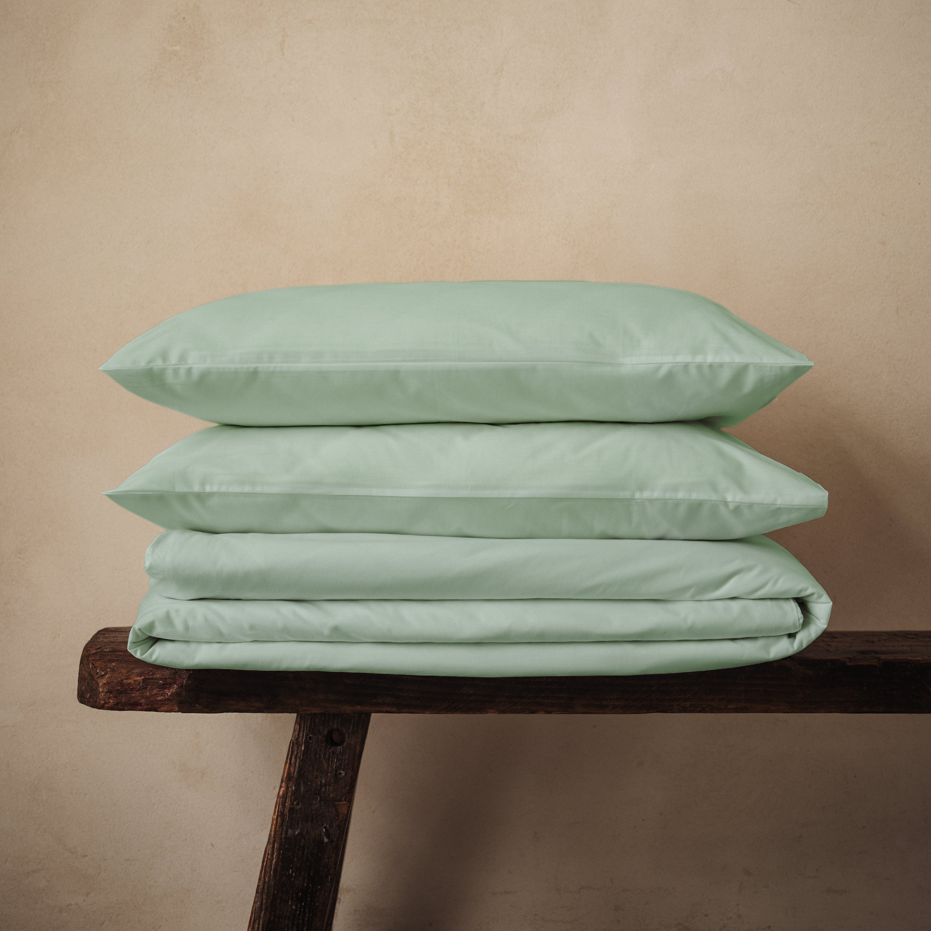 Arinta Organic Cotton Duvet Set - Pistachio