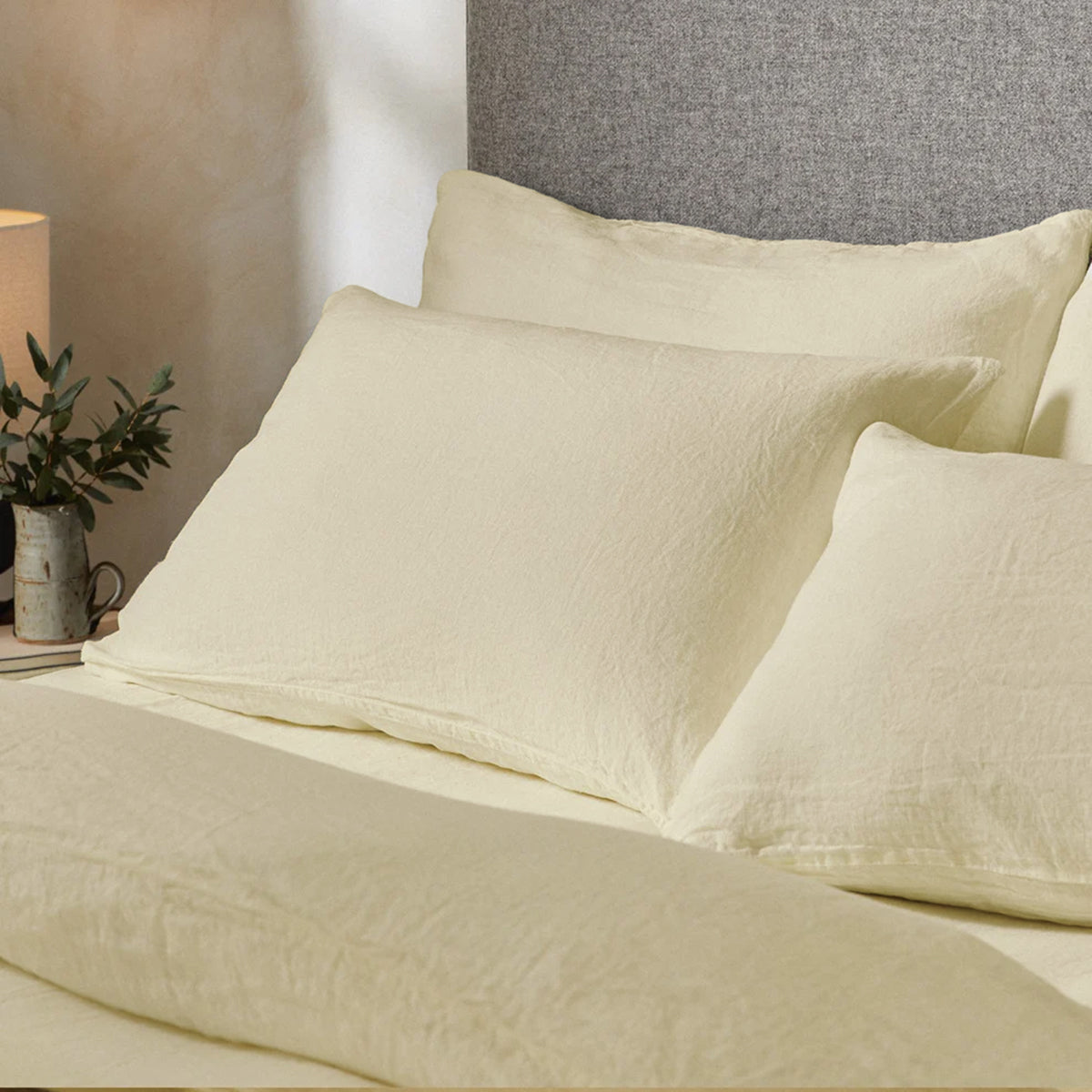 Mariana Linen Blend Set - Ivory