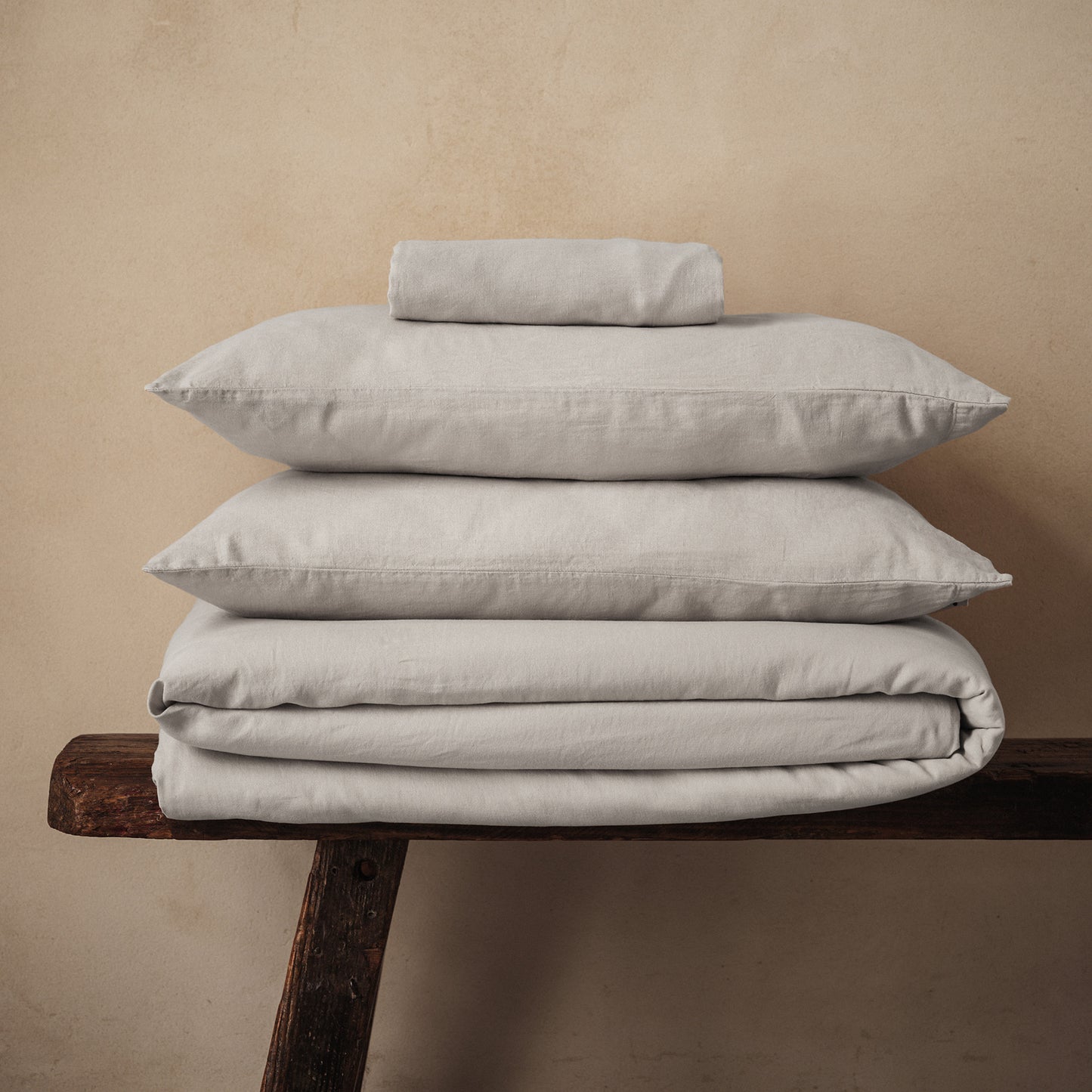 Mariana Linen Blend Set - Pebble