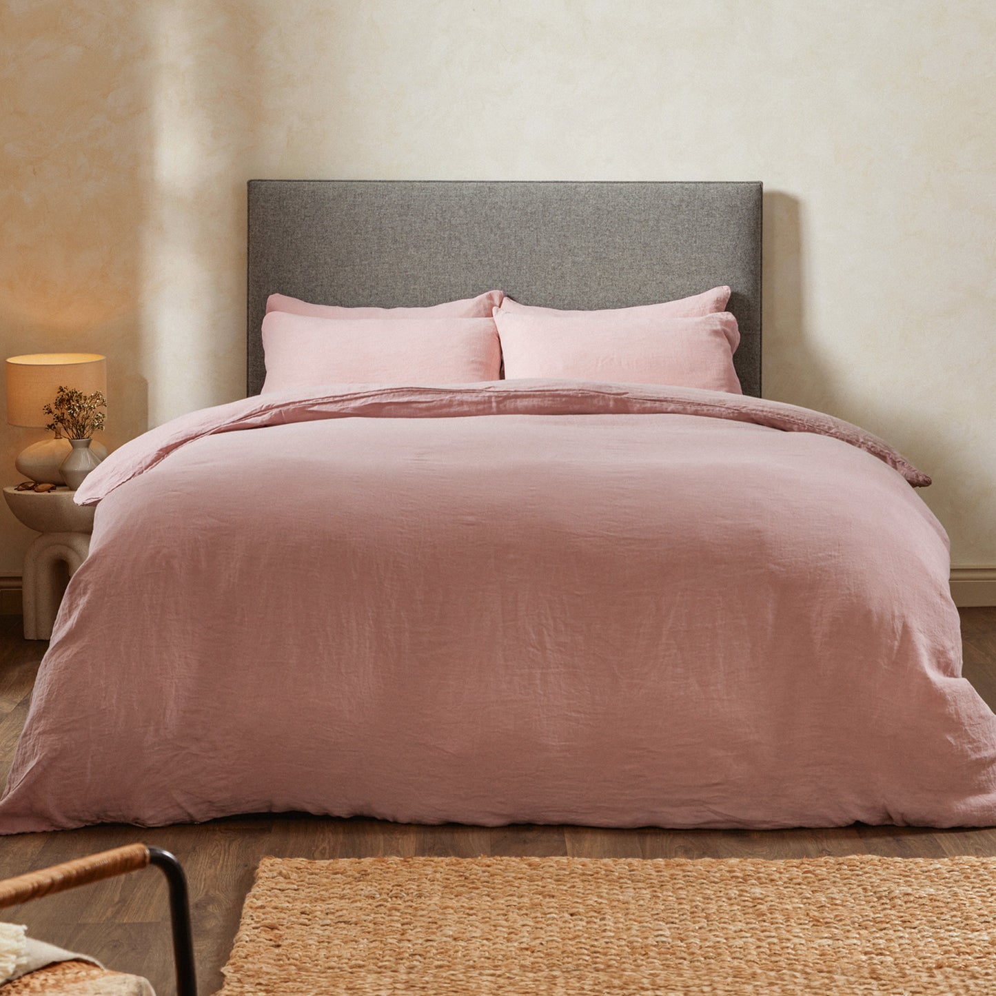 Mariana Linen Blend Set - Rose