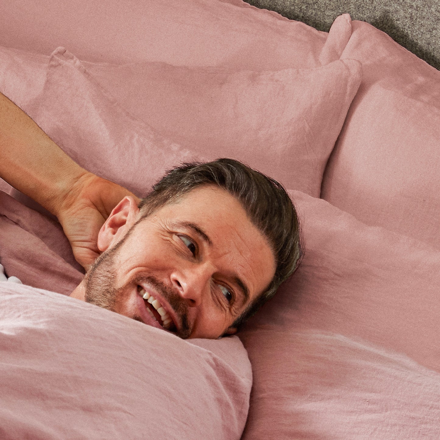 Mariana Linen Blend Set - Rose