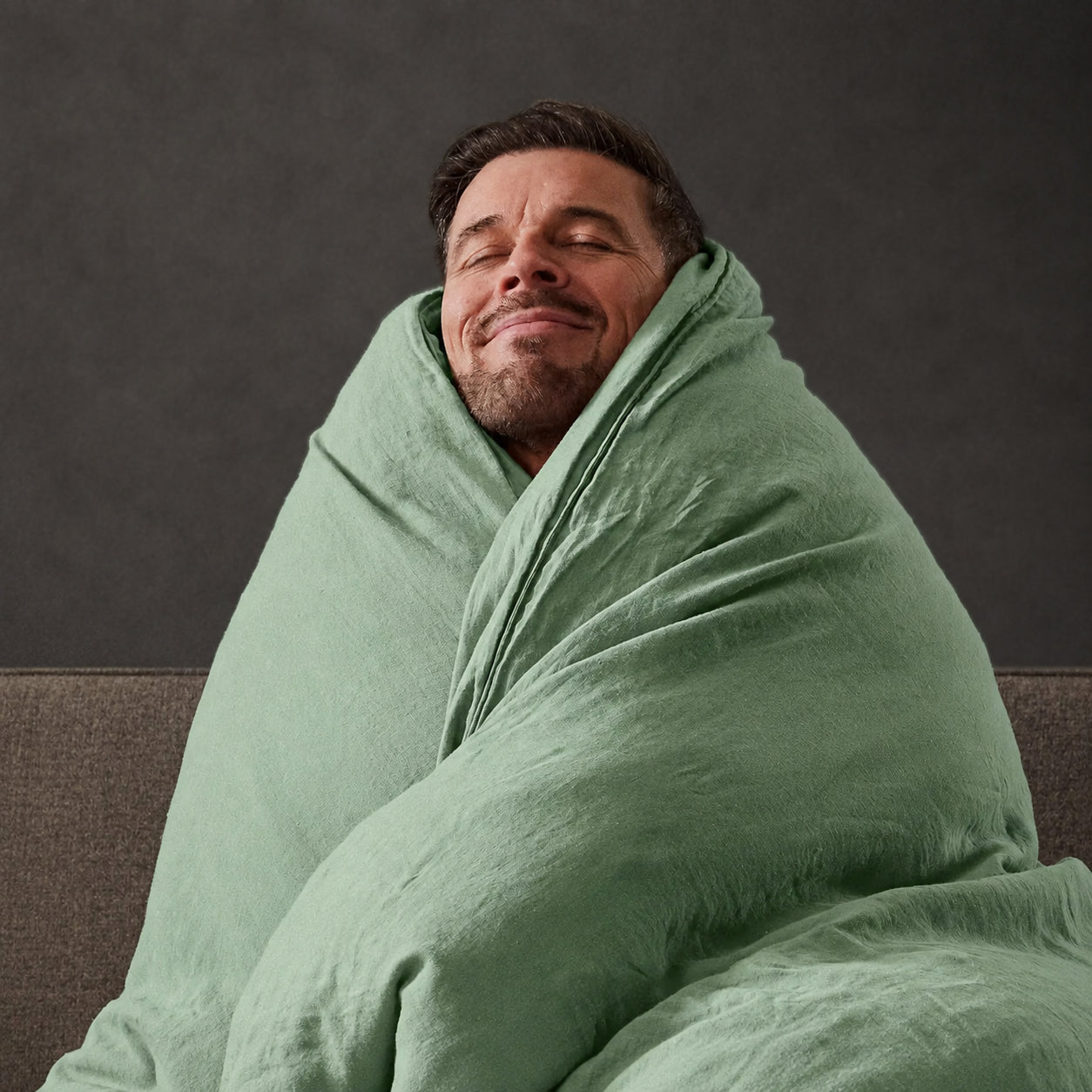 Mariana Linen Blend Set - Sage