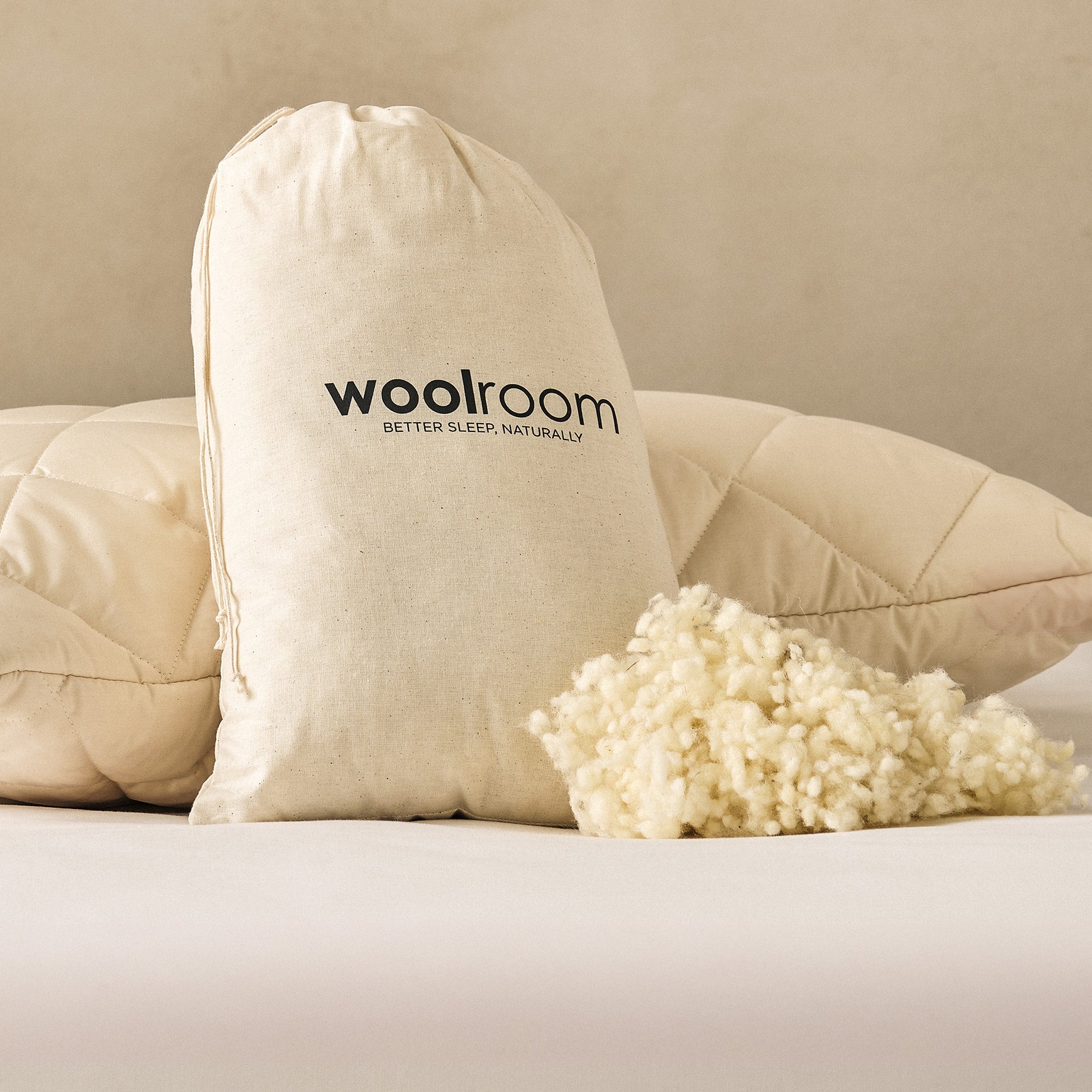Organic Extra Wool for Organic Pillows