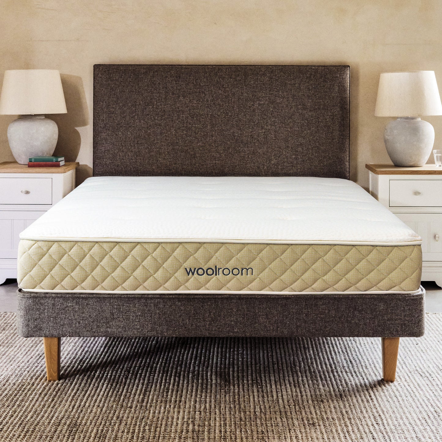 Matelas hybride en latex et laine