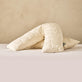 Oreiller lavable en laine biologique en forme de V