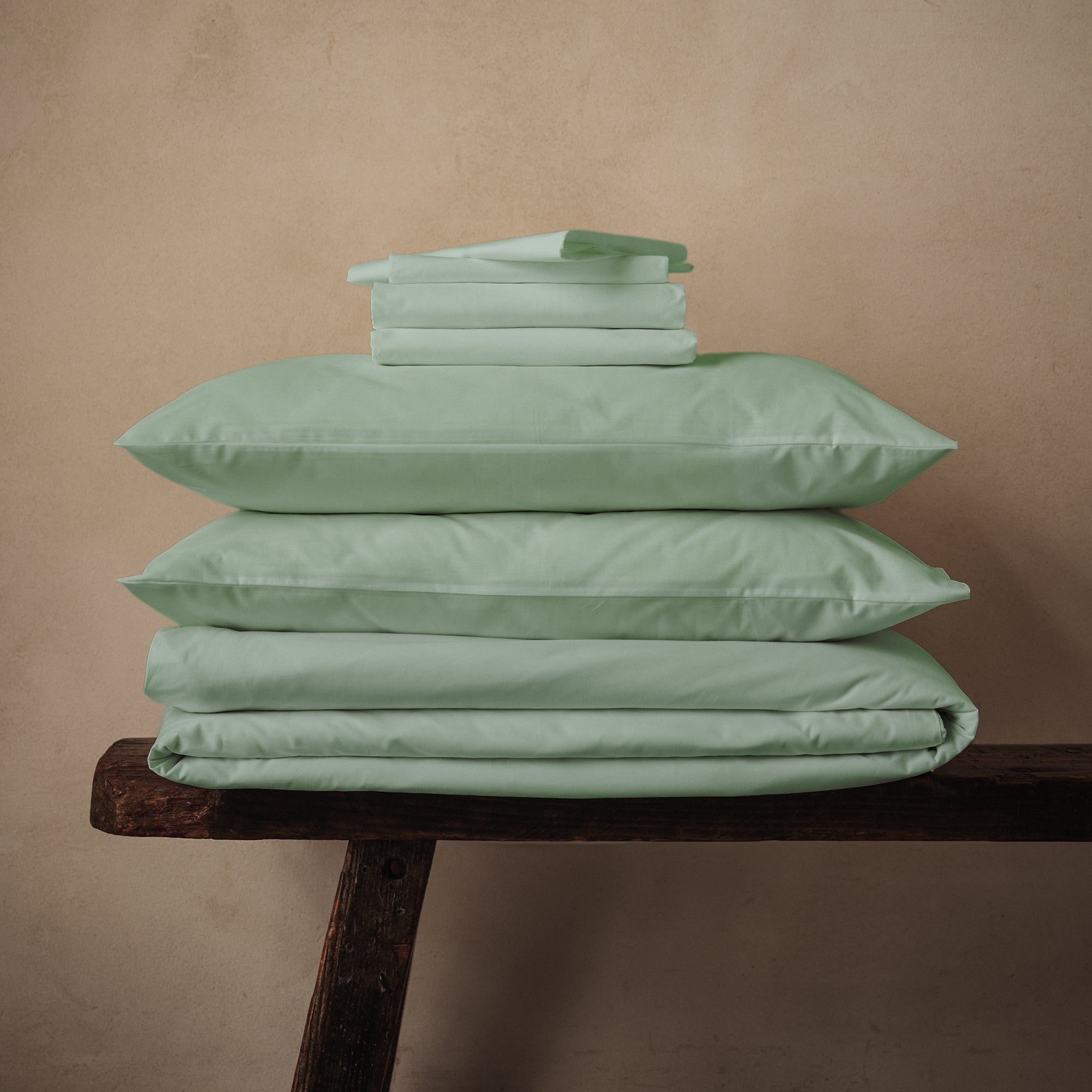 Arinta Organic Cotton Linen Bundle - Pistachio