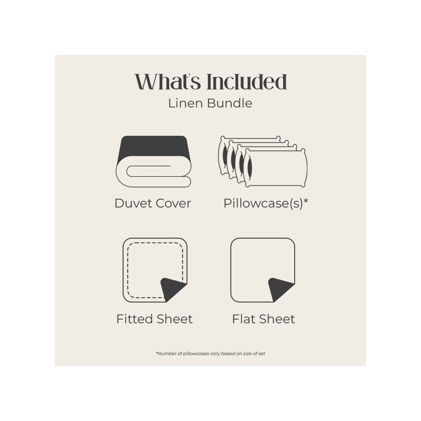 Mariana Linen Blend Bundle - Charcoal