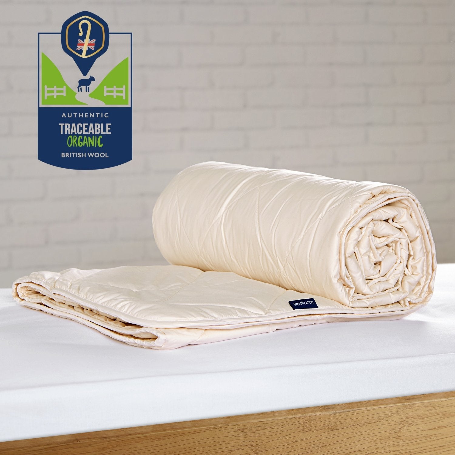Organic Washable Wool Comforter - Light - product image