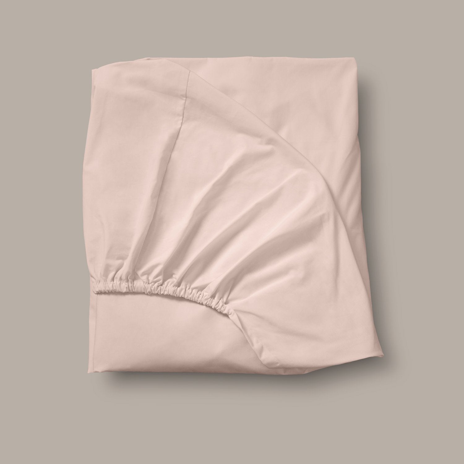 Product image of Arinta Organic Cotton Fitted Sheet - Marshmallow by Woolroom – premium bed linen