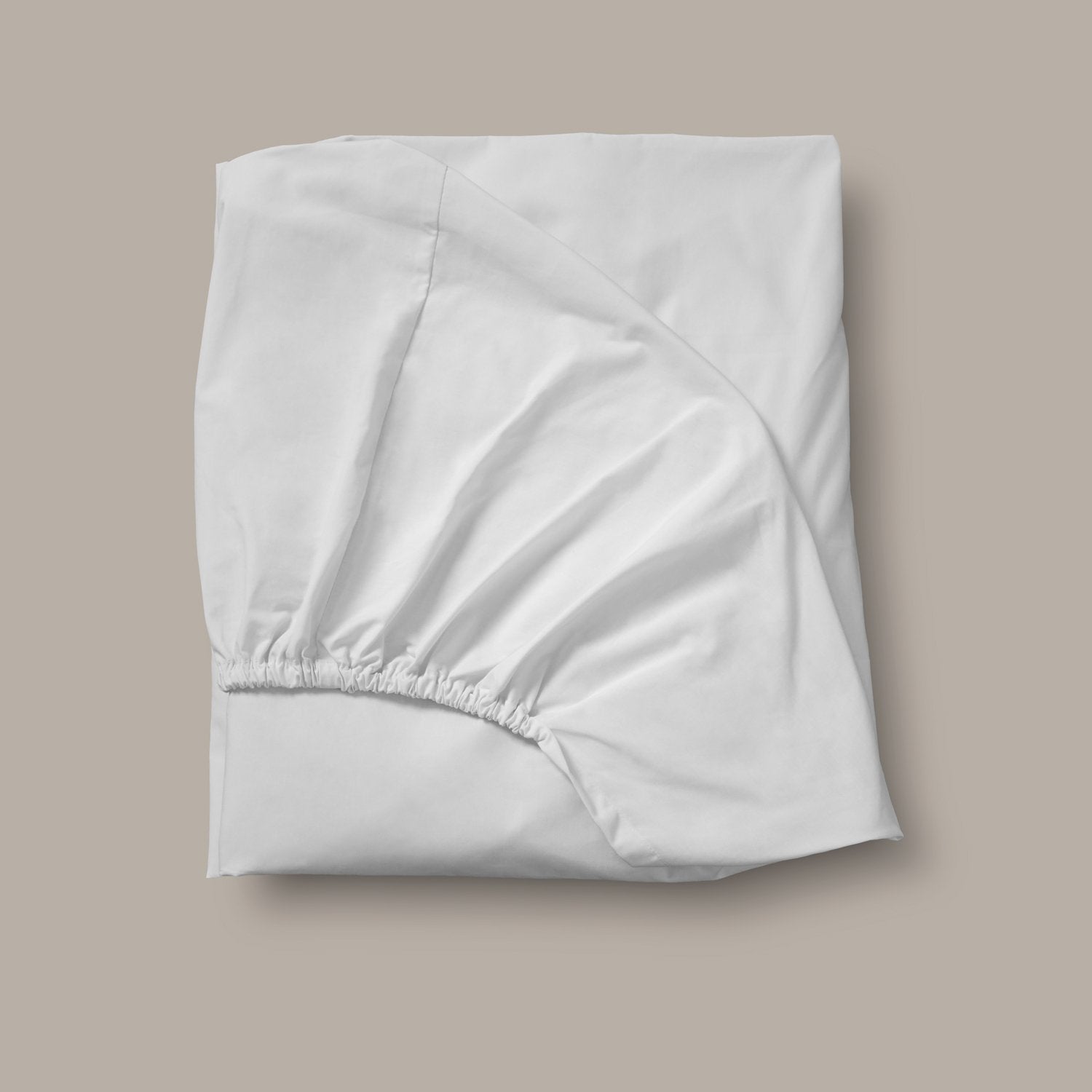 Product image of Arinta Organic Cotton Fitted Sheet - White by Woolroom – premium bed linen