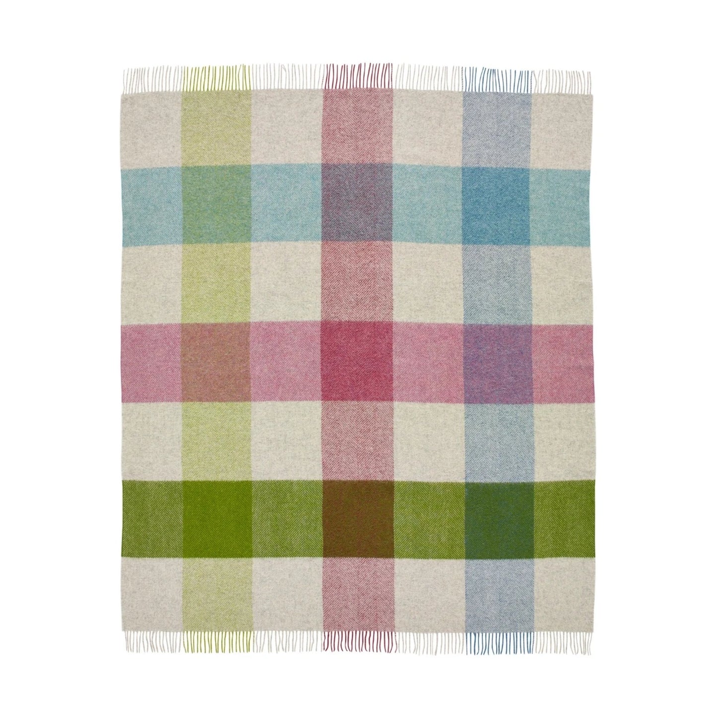 Harland Shetland Wool Throw - Heather from Woolroom – natural wool throws for better sleep