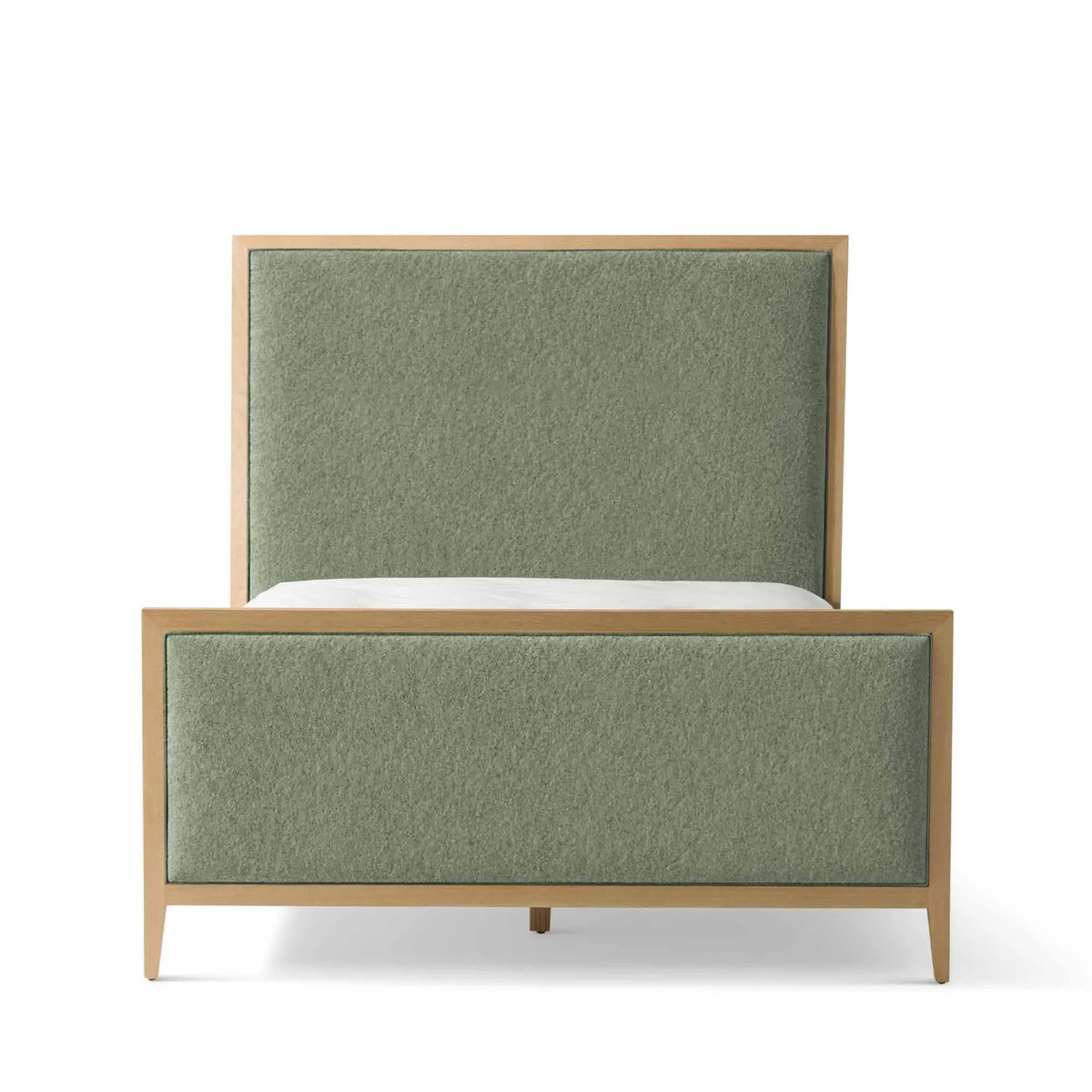 Victoria Upholstered Bed Frame - High Headboard - High Footboard