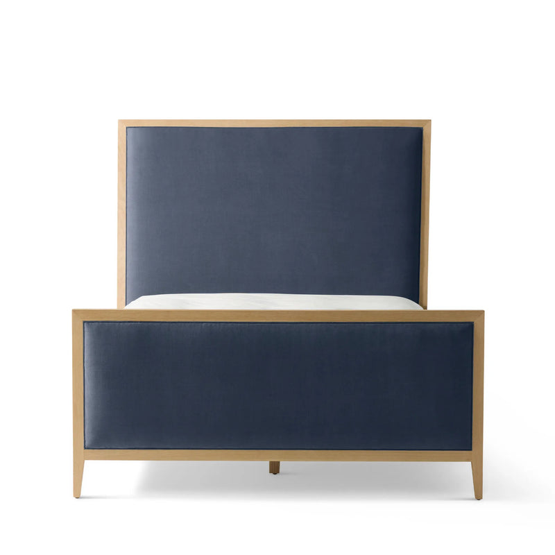 Victoria Upholstered Bed Frame - High Headboard - Standard Footboard
