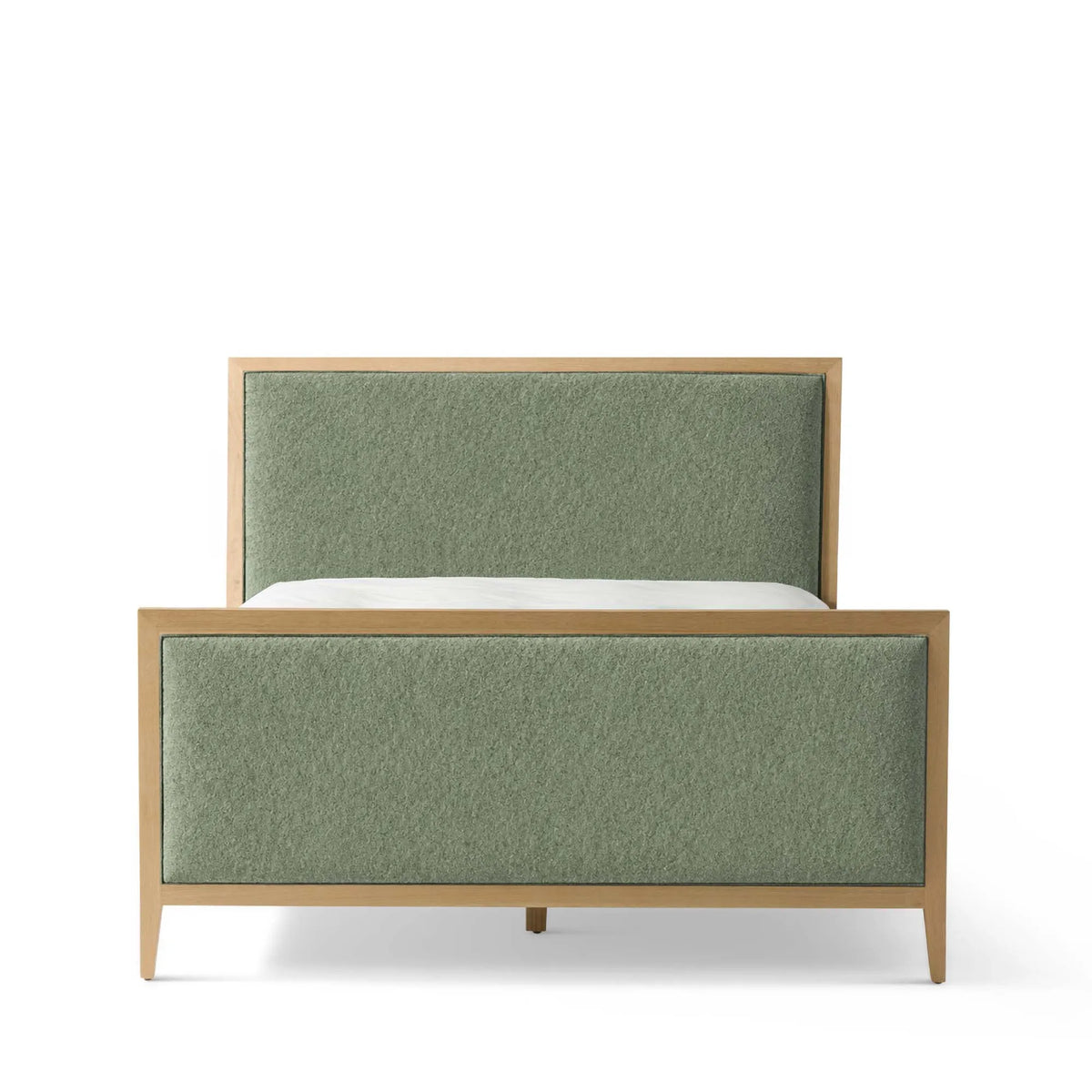 Victoria Upholstered Bed Frame - Standard Headboard - High Footboard