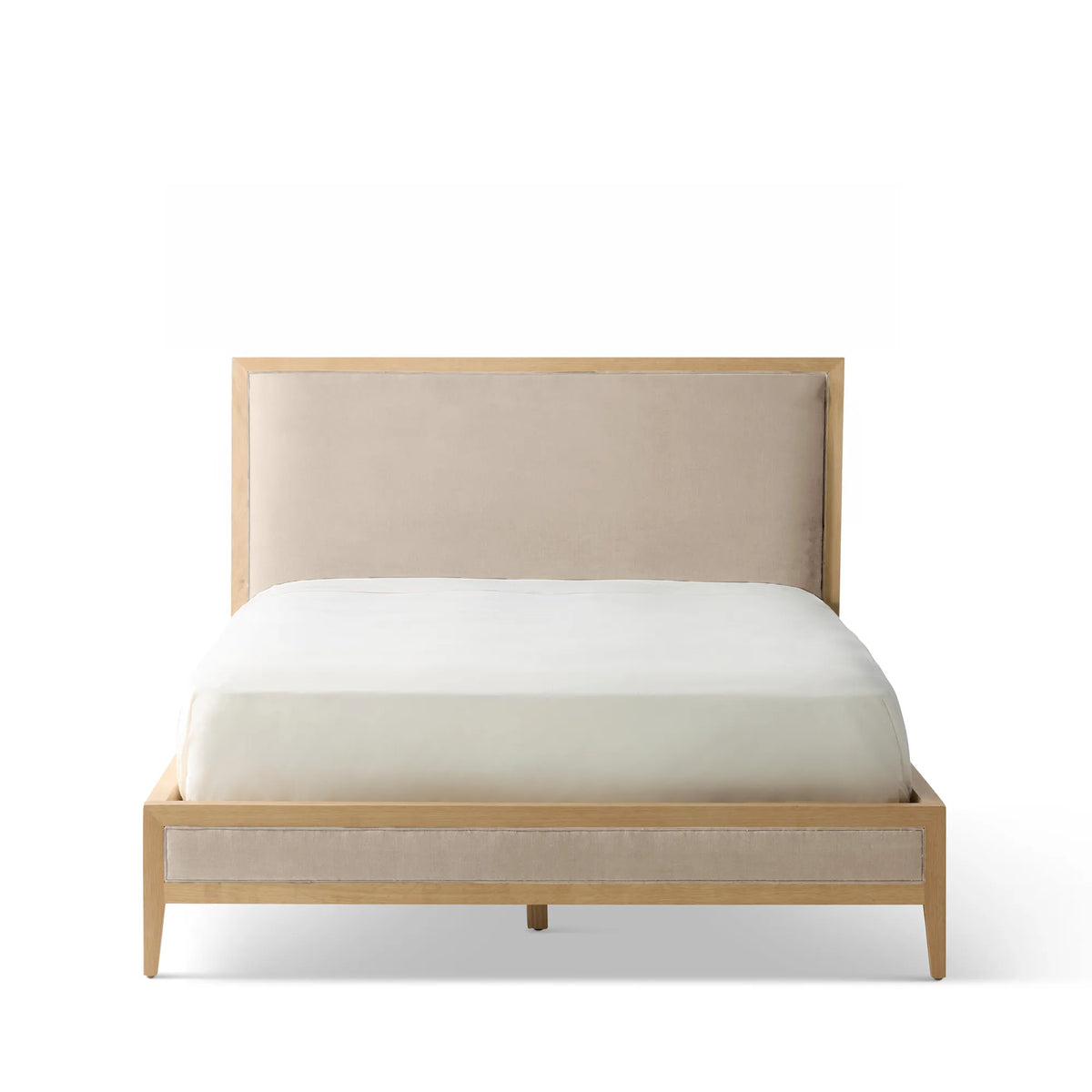 Victoria Upholstered Bed Frame - Standard Headboard - Standard Footboard