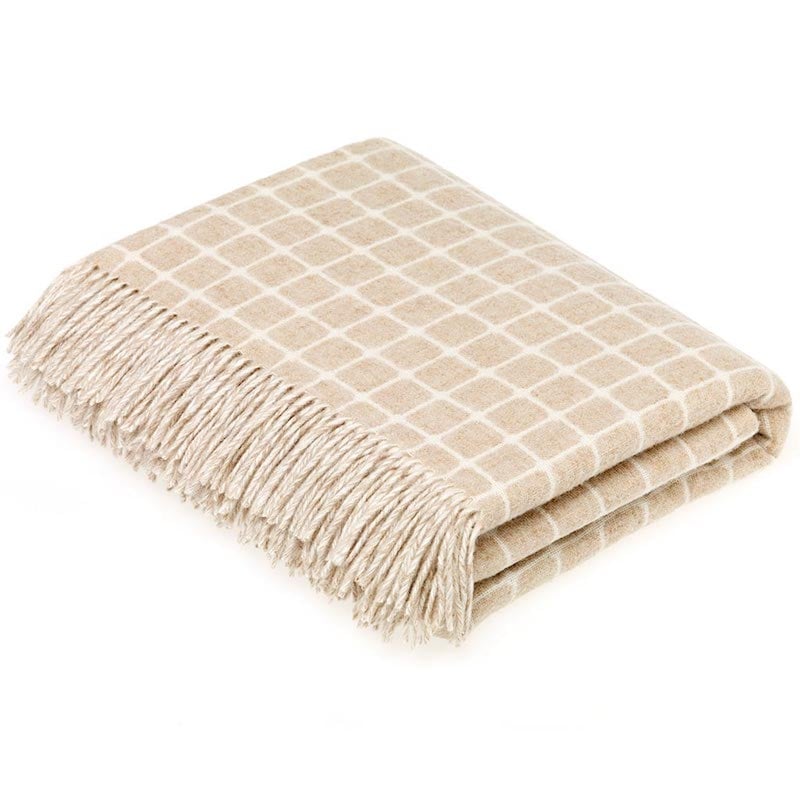 Athens Wool Throw - Beige