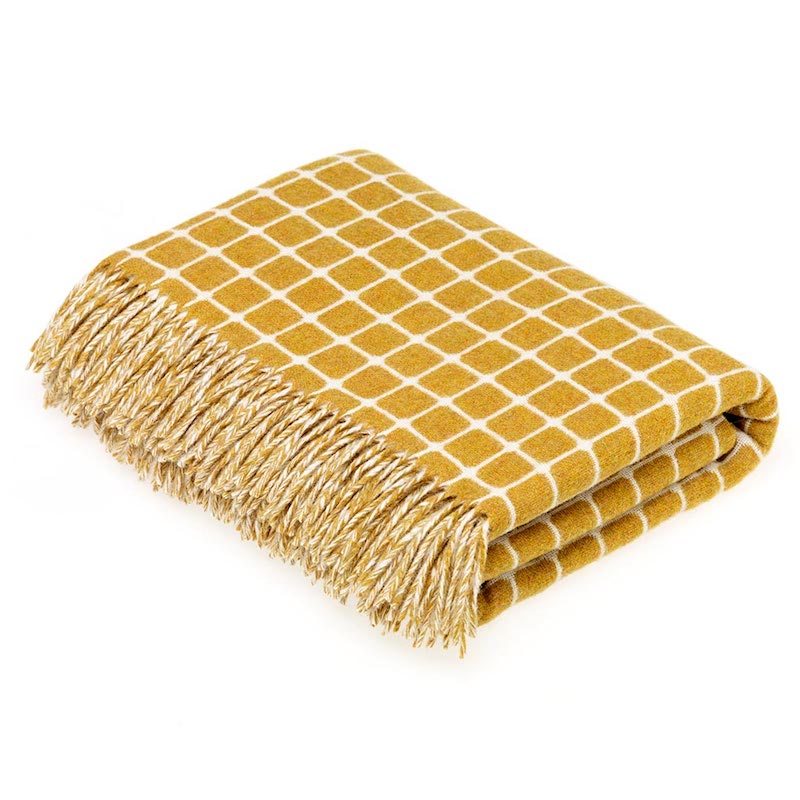 Athens Wool Throw - Gold