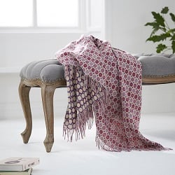 Milan Wool Throw -Thistle