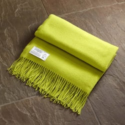 Twill & Granite Throw-Lime