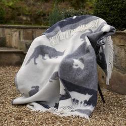 Wool Blanket - Grey Rabbit Blanket