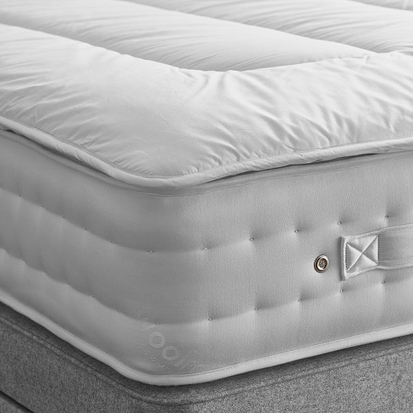 Mattress pad on mattress