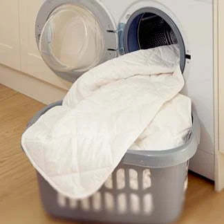 comforter in the washing machine