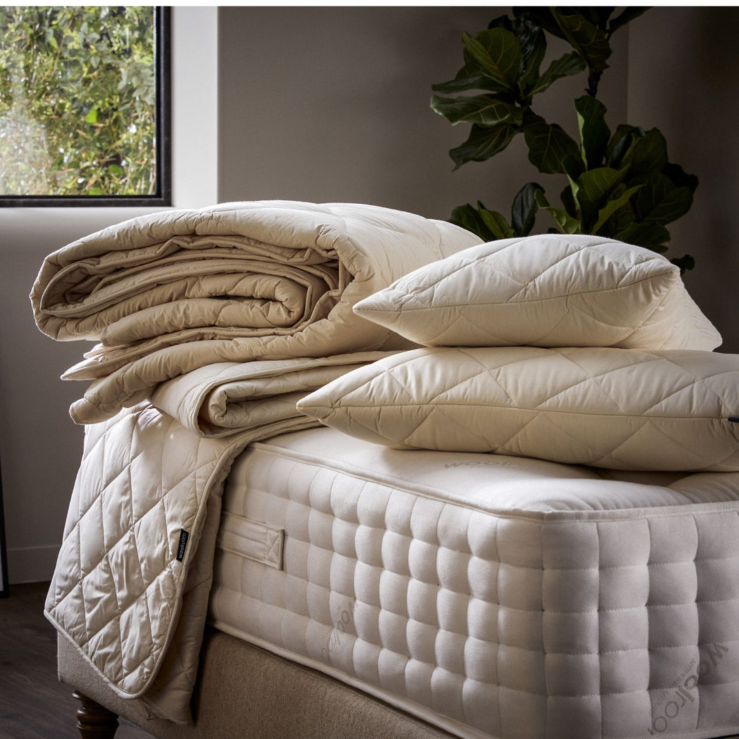 Product image of Organic Washable Bedding Bundle - Light by Woolroom – premium bedding bundles