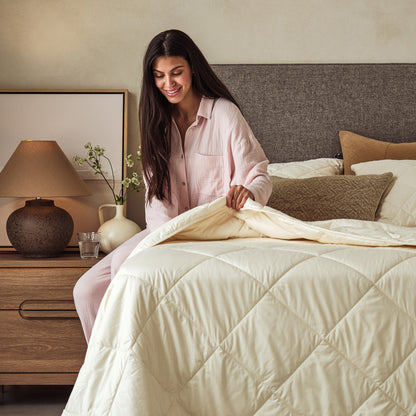 Organic Washable 3-in-1 Wool Duvet - All Season