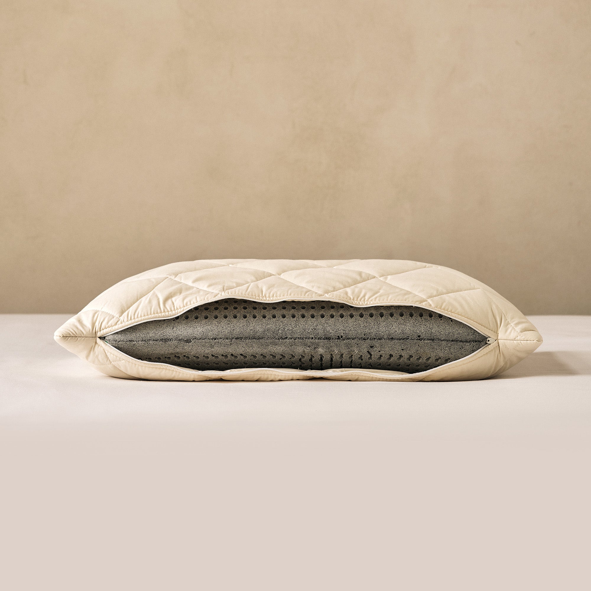 Natural Latex Washable Wool Pillow - Standard