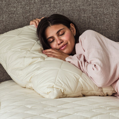 Natural Latex Washable Wool Pillow - Standard
