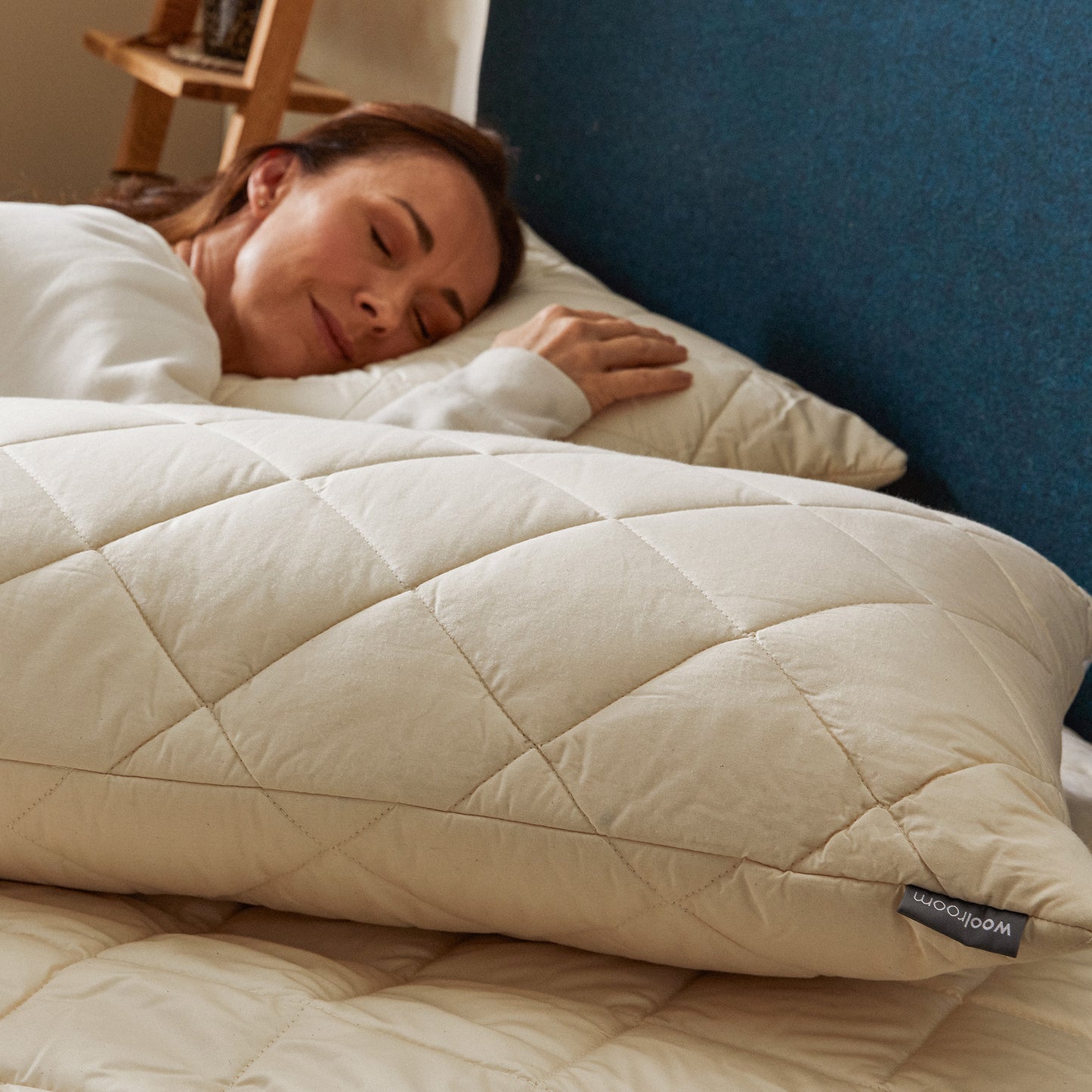 Natural Latex Washable Wool Pillow - Standard