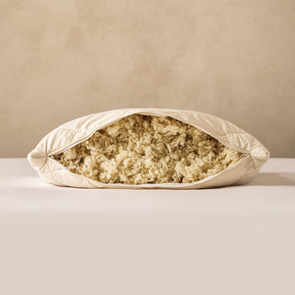 Organic Washable Wool Pillow - Kingsize