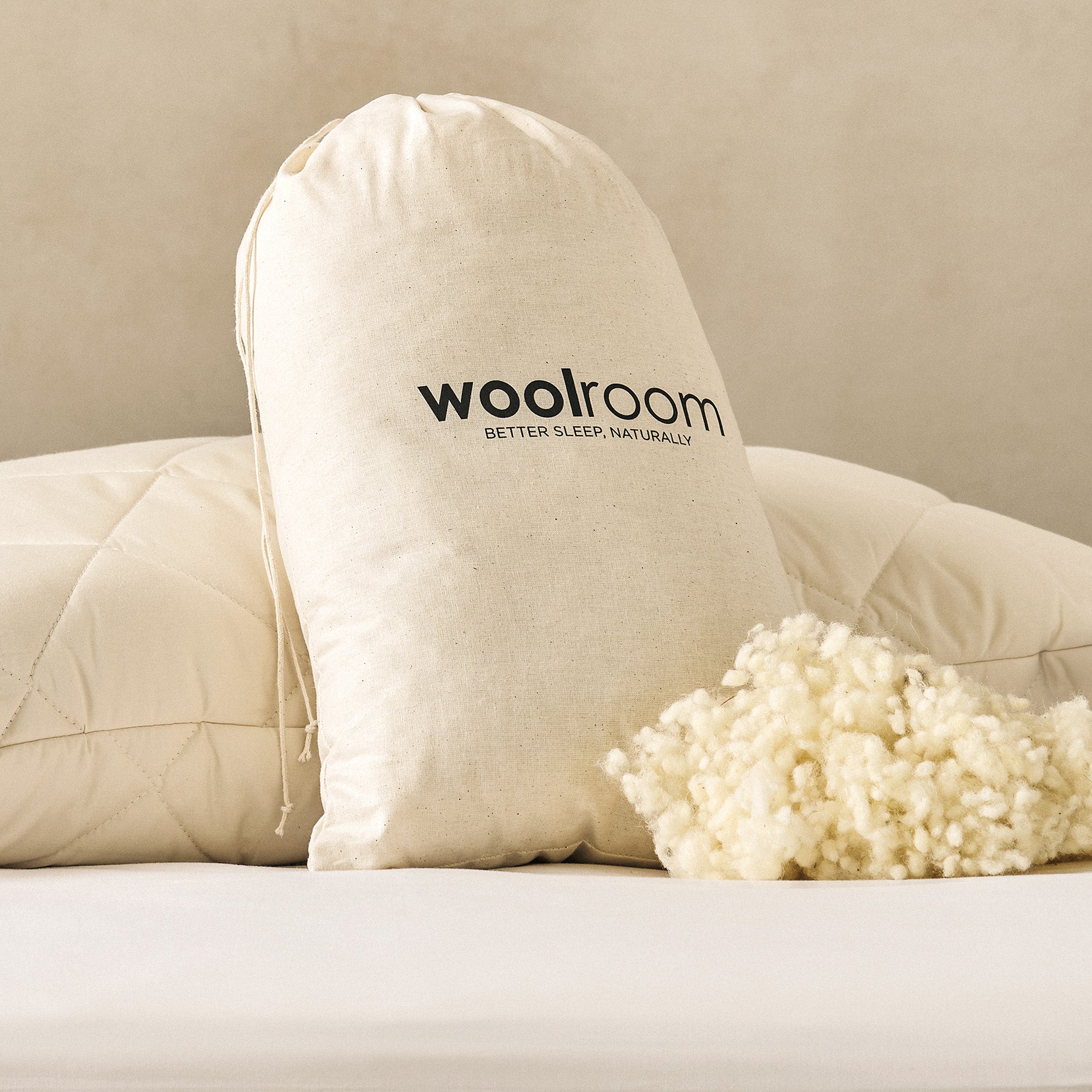 Extra Organic Wool for Washable Pillows