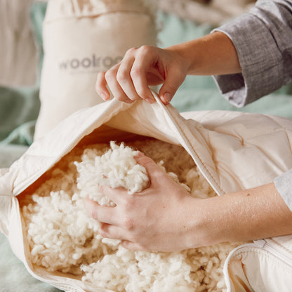 Extra Organic Wool for Washable Pillows