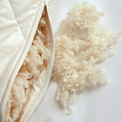 Extra Organic Wool for Washable Pillows