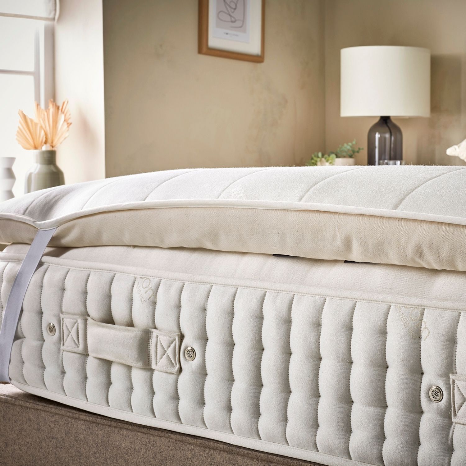 The Woolly Sprung Mattress Topper from Woolroom – natural mattress toppers for better sleep