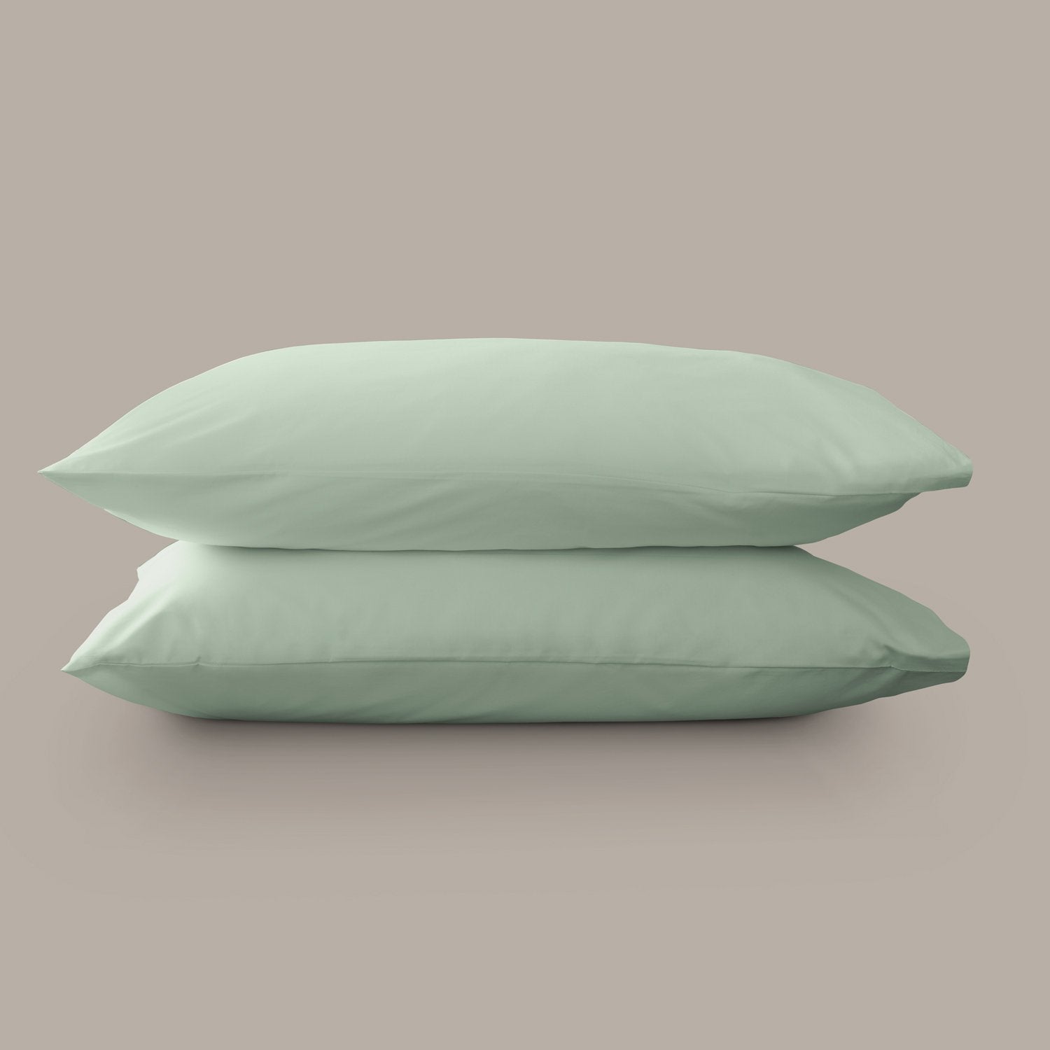 Product image of Arinta Organic Cotton Pillow Case - Pistachio by Woolroom – premium organic cotton bedding