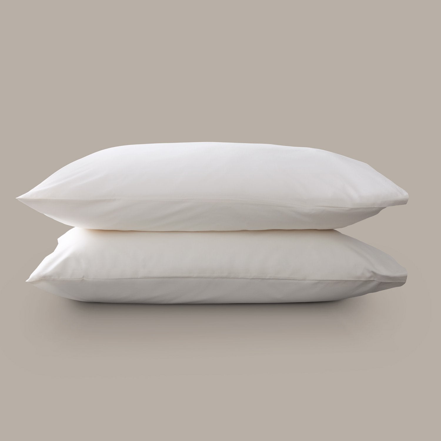 Product image of Arinta Organic Cotton Pillow Case - Vanilla by Woolroom – premium organic cotton bedding