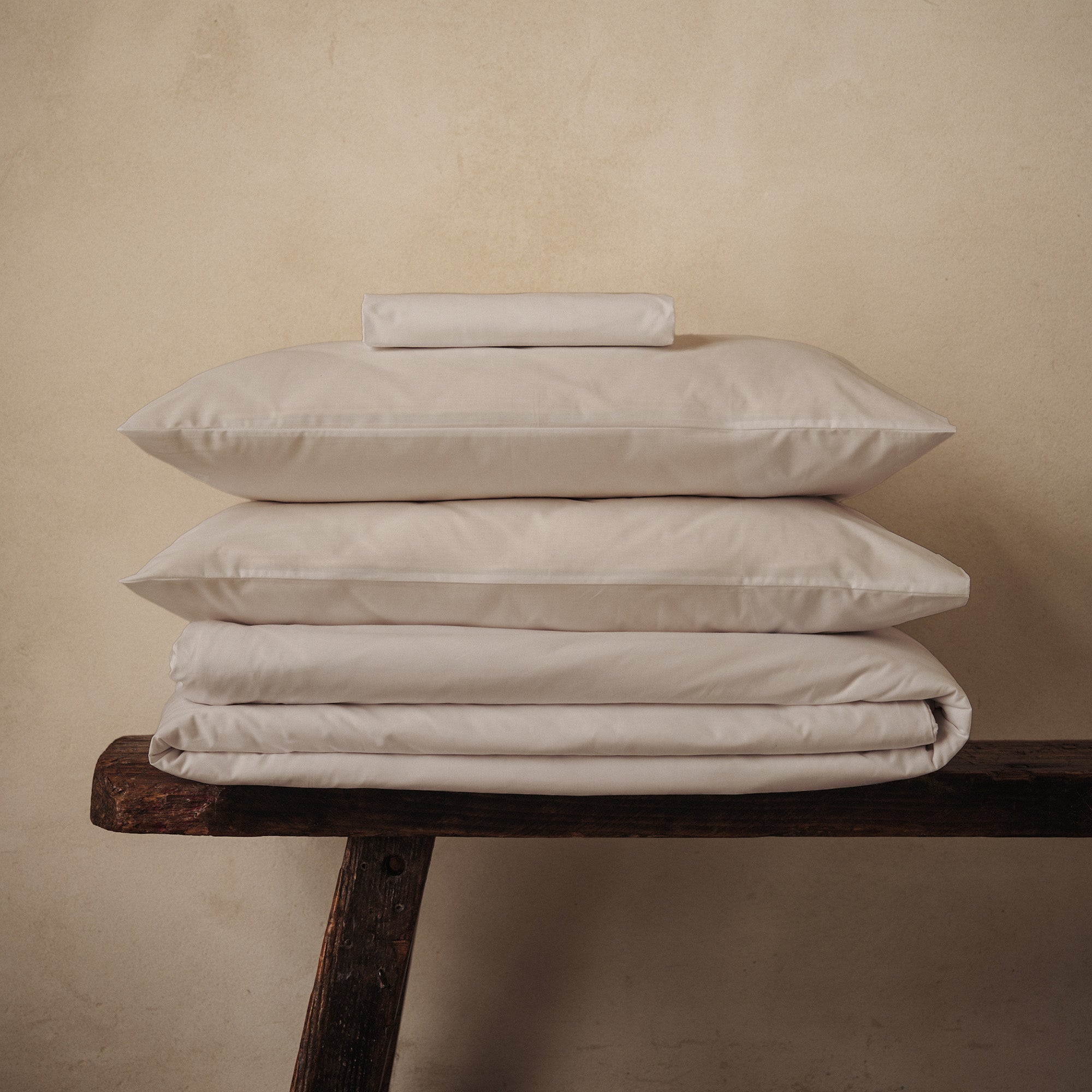 Arinta Organic Cotton Linen Bundle - Almond