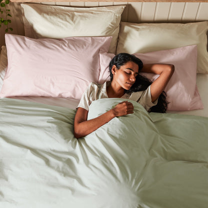 Woolroom Custom Arinta Organic Cotton Bed Linen Set – crafted from natural materials for comfort